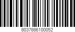 Código de barras (EAN, GTIN, SKU, ISBN): '8037886100052'