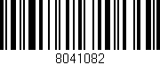 Código de barras (EAN, GTIN, SKU, ISBN): '8041082'
