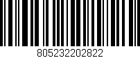 Código de barras (EAN, GTIN, SKU, ISBN): '805232202822'