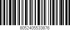 Código de barras (EAN, GTIN, SKU, ISBN): '8052405533876'
