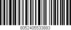Código de barras (EAN, GTIN, SKU, ISBN): '8052405533883'