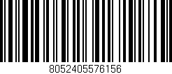 Código de barras (EAN, GTIN, SKU, ISBN): '8052405576156'