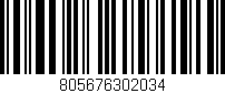 Código de barras (EAN, GTIN, SKU, ISBN): '805676302034'