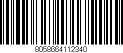 Código de barras (EAN, GTIN, SKU, ISBN): '8058664112340'