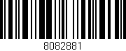 Código de barras (EAN, GTIN, SKU, ISBN): '8082881'