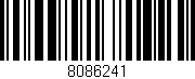 Código de barras (EAN, GTIN, SKU, ISBN): '8086241'