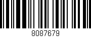 Código de barras (EAN, GTIN, SKU, ISBN): '8087679'