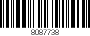 Código de barras (EAN, GTIN, SKU, ISBN): '8087738'