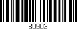Código de barras (EAN, GTIN, SKU, ISBN): '80903'