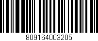 Código de barras (EAN, GTIN, SKU, ISBN): '809164003205'