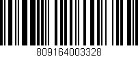 Código de barras (EAN, GTIN, SKU, ISBN): '809164003328'