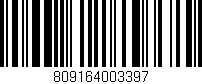 Código de barras (EAN, GTIN, SKU, ISBN): '809164003397'