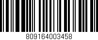 Código de barras (EAN, GTIN, SKU, ISBN): '809164003458'