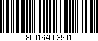 Código de barras (EAN, GTIN, SKU, ISBN): '809164003991'