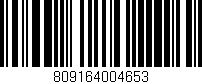 Código de barras (EAN, GTIN, SKU, ISBN): '809164004653'