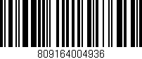 Código de barras (EAN, GTIN, SKU, ISBN): '809164004936'