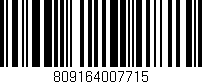 Código de barras (EAN, GTIN, SKU, ISBN): '809164007715'
