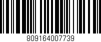 Código de barras (EAN, GTIN, SKU, ISBN): '809164007739'