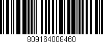 Código de barras (EAN, GTIN, SKU, ISBN): '809164008460'