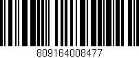 Código de barras (EAN, GTIN, SKU, ISBN): '809164008477'