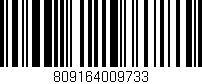 Código de barras (EAN, GTIN, SKU, ISBN): '809164009733'