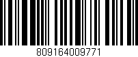 Código de barras (EAN, GTIN, SKU, ISBN): '809164009771'