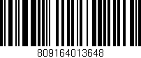 Código de barras (EAN, GTIN, SKU, ISBN): '809164013648'