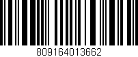 Código de barras (EAN, GTIN, SKU, ISBN): '809164013662'
