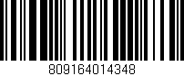Código de barras (EAN, GTIN, SKU, ISBN): '809164014348'