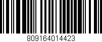 Código de barras (EAN, GTIN, SKU, ISBN): '809164014423'