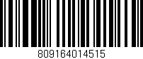 Código de barras (EAN, GTIN, SKU, ISBN): '809164014515'