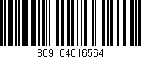Código de barras (EAN, GTIN, SKU, ISBN): '809164016564'