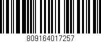 Código de barras (EAN, GTIN, SKU, ISBN): '809164017257'