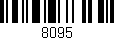 Código de barras (EAN, GTIN, SKU, ISBN): '8095'