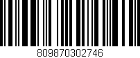 Código de barras (EAN, GTIN, SKU, ISBN): '809870302746'