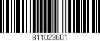 Código de barras (EAN, GTIN, SKU, ISBN): '811023601'