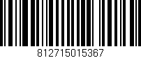 Código de barras (EAN, GTIN, SKU, ISBN): '812715015367'