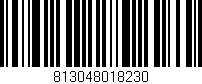 Código de barras (EAN, GTIN, SKU, ISBN): '813048018230'