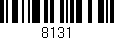 Código de barras (EAN, GTIN, SKU, ISBN): '8131'