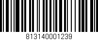 Código de barras (EAN, GTIN, SKU, ISBN): '813140001239'