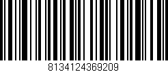 Código de barras (EAN, GTIN, SKU, ISBN): '8134124369209'