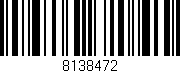Código de barras (EAN, GTIN, SKU, ISBN): '8138472'