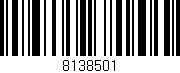 Código de barras (EAN, GTIN, SKU, ISBN): '8138501'