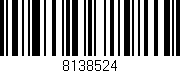 Código de barras (EAN, GTIN, SKU, ISBN): '8138524'