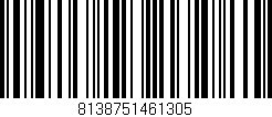 Código de barras (EAN, GTIN, SKU, ISBN): '8138751461305'