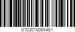 Código de barras (EAN, GTIN, SKU, ISBN): '8153010084461'