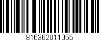 Código de barras (EAN, GTIN, SKU, ISBN): '816362011055'