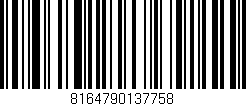 Código de barras (EAN, GTIN, SKU, ISBN): '8164790137758'