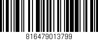 Código de barras (EAN, GTIN, SKU, ISBN): '816479013799'