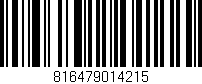 Código de barras (EAN, GTIN, SKU, ISBN): '816479014215'